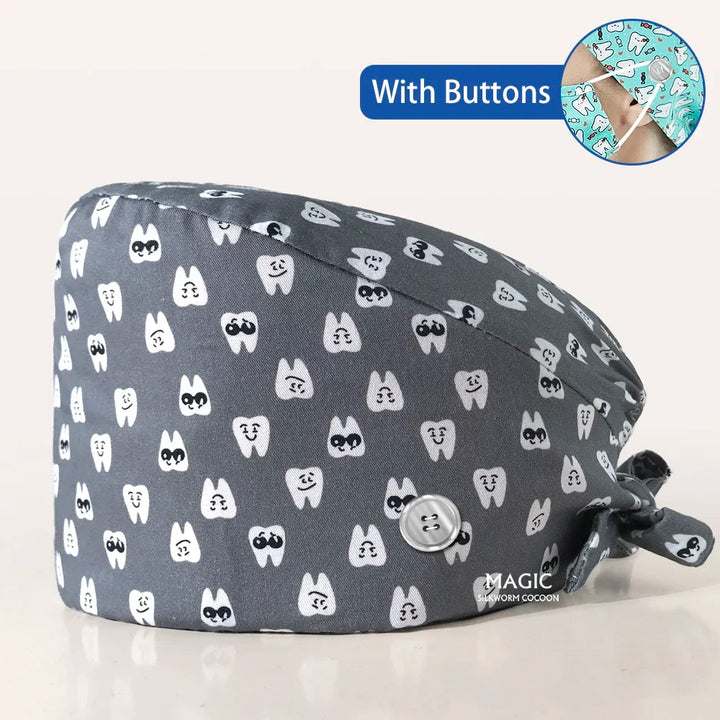 Lisslune | Tooth pressure customizable medical hats for dental and caregiving use