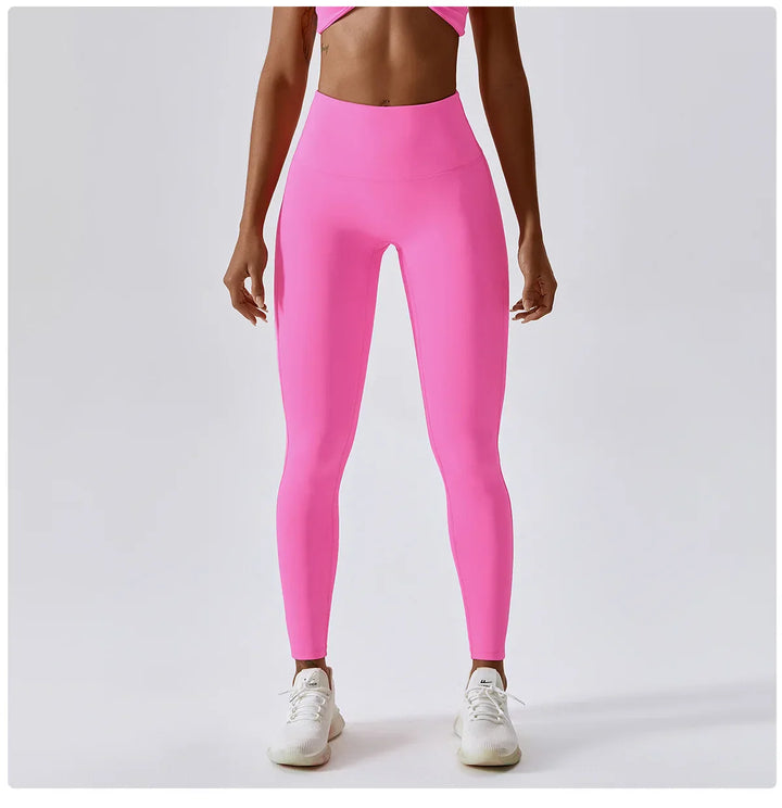 Lisslune | Breathable Push-Up Yoga Leggings with Peach Lift