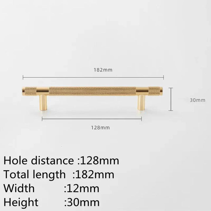 Lisslune | Refined Black and Gold Aluminum Cabinet Hardware Collection
