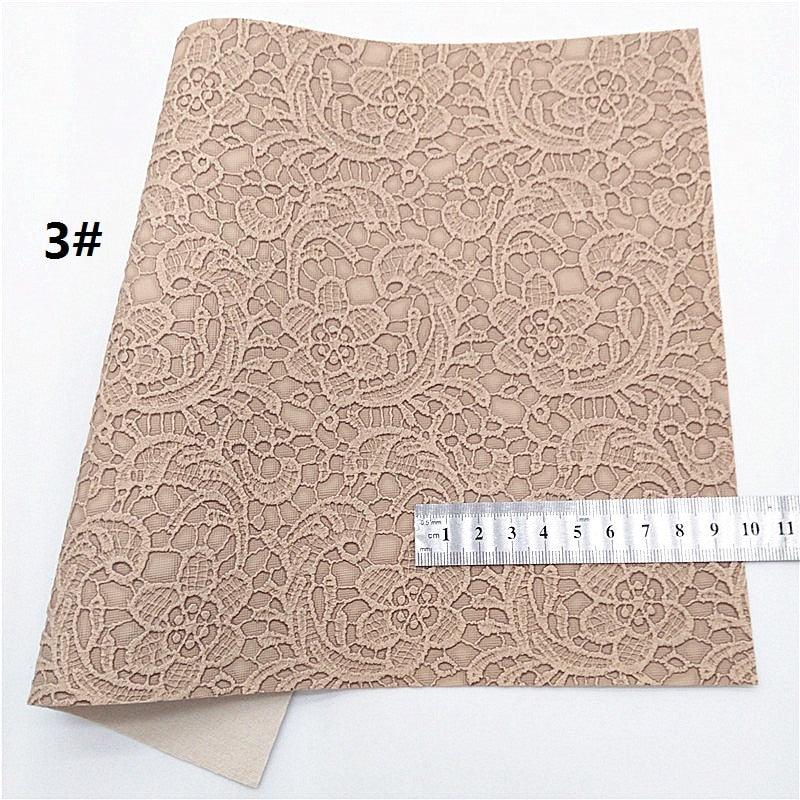 Lisslune | Leopard Print Glitter Lace Synthetic Leather Craft Sheets - Ultimate DIY Creations Kit