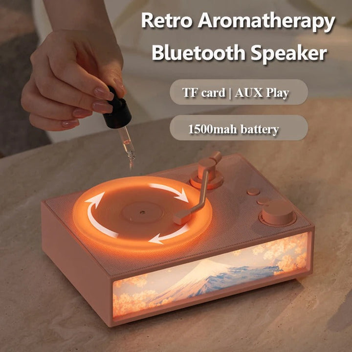 Lisslune | Vintage Design & LED Mood Lighting Wireless Aromatherapy Speaker