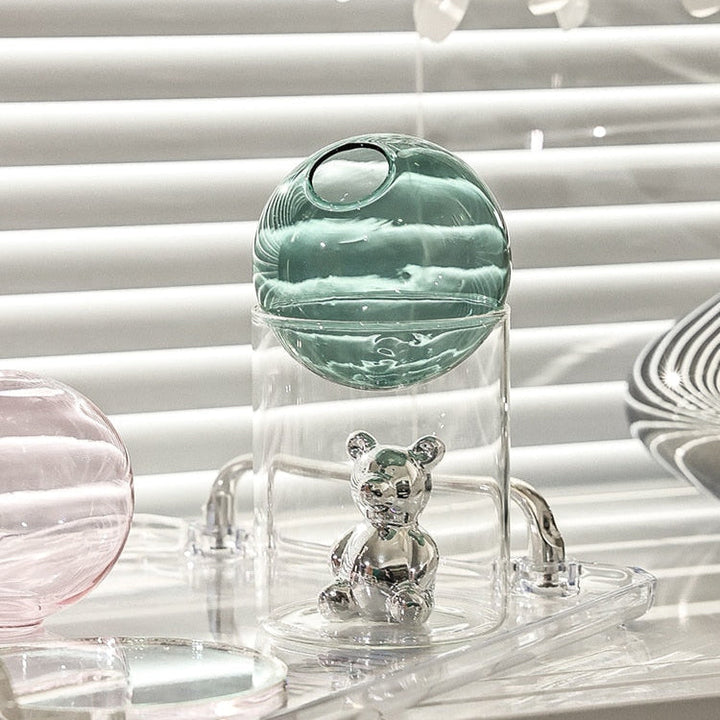 Lisslune | SphereGlow - Unique minimalistic glass vase