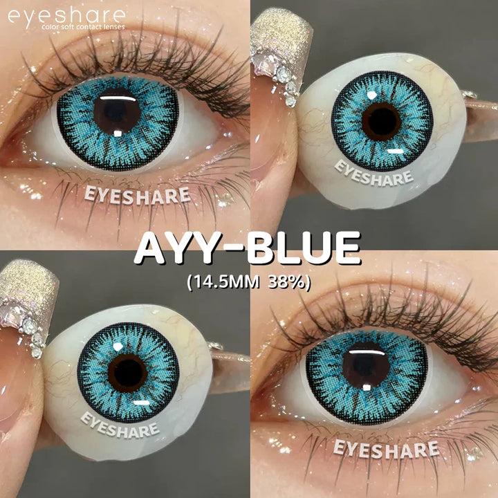 Rynx | 1 Pair Cosplay Contact Lenses Anime Eye Lenses Halloween Beautiful Pupils Red Cosmetic Color Contacts Annual Eye Lenses