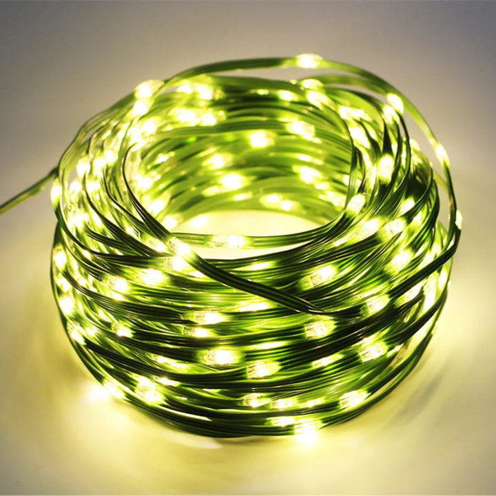 Lisslune | VerdeLicht Waterproof LED Garland – Outdoor Lighting for Garden and Terrace