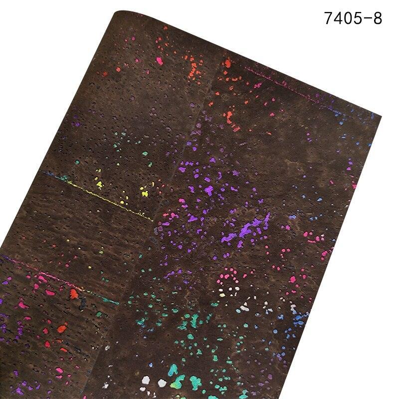 Lisslune | Cork style synthetic leather fabric for creative craft projects