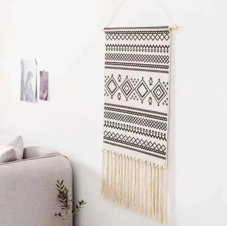 Lisslune | Macrame Hanging Cotton Rug