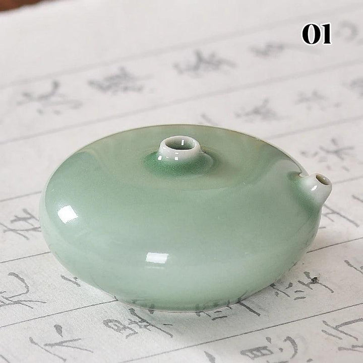 Lisslune | Artisans Water Drop Ceramic Ink Stone for Creative Inspiration