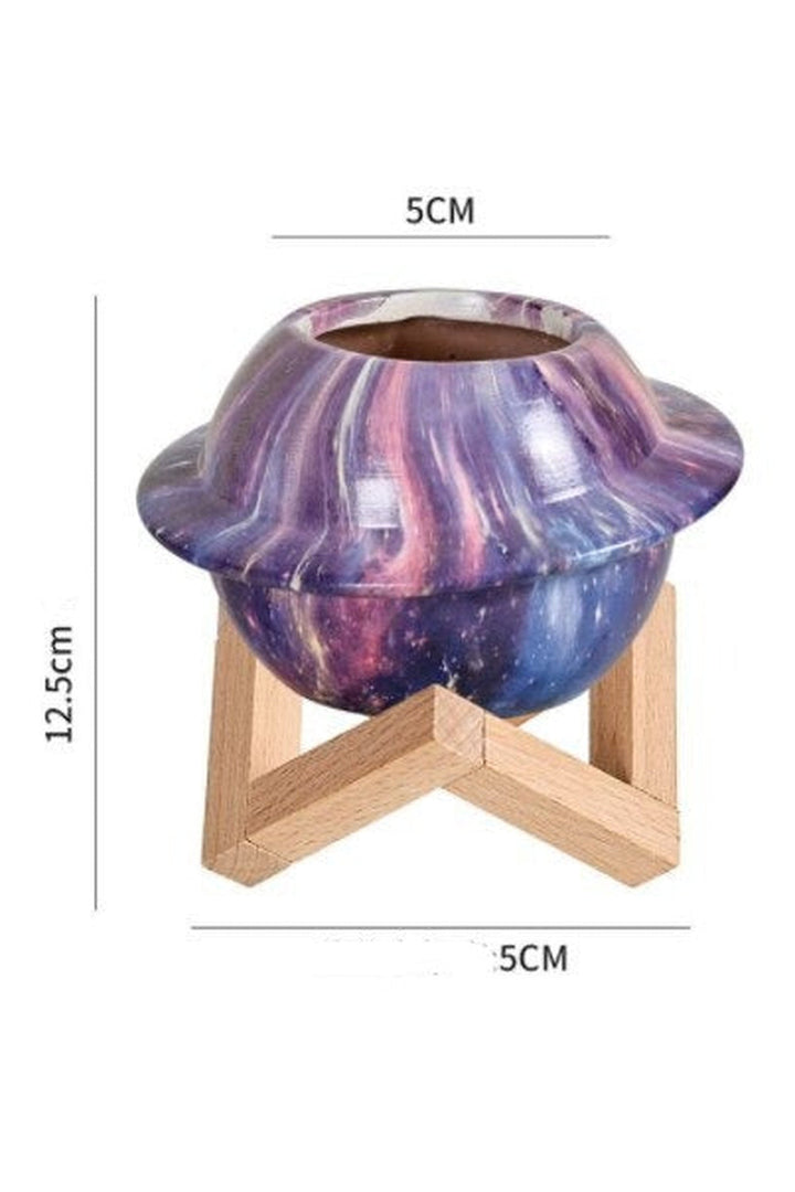 Lisslune | Motif ceramic pot for succulents