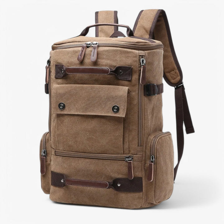 Lisslune | Vintage Canvas Backpack – Stylish & Functional with Laptop Compartment for Everyday & Adventure