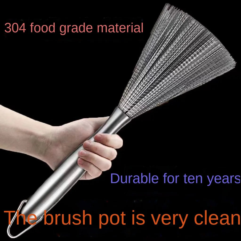 Lisslune | Long Handle Nano Pot Cleaning Brush