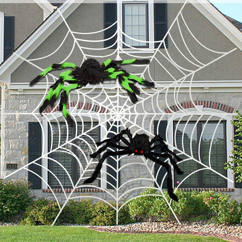 Lisslune | Big Black Spider Halloween Party Decoration