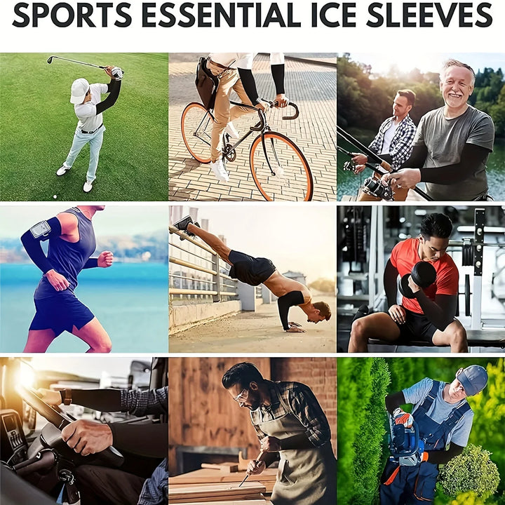 Rynx | 3 Pair Unisex Sun Protection Arm Sleeves Breathable Cooling Arm Guards for Outdoor Activities Cycling Running Mountaineering