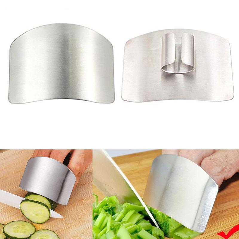 Lisslune | Stainless Steel Finger Protection Vegetable Slicer for Safe Kitchen Preparation
