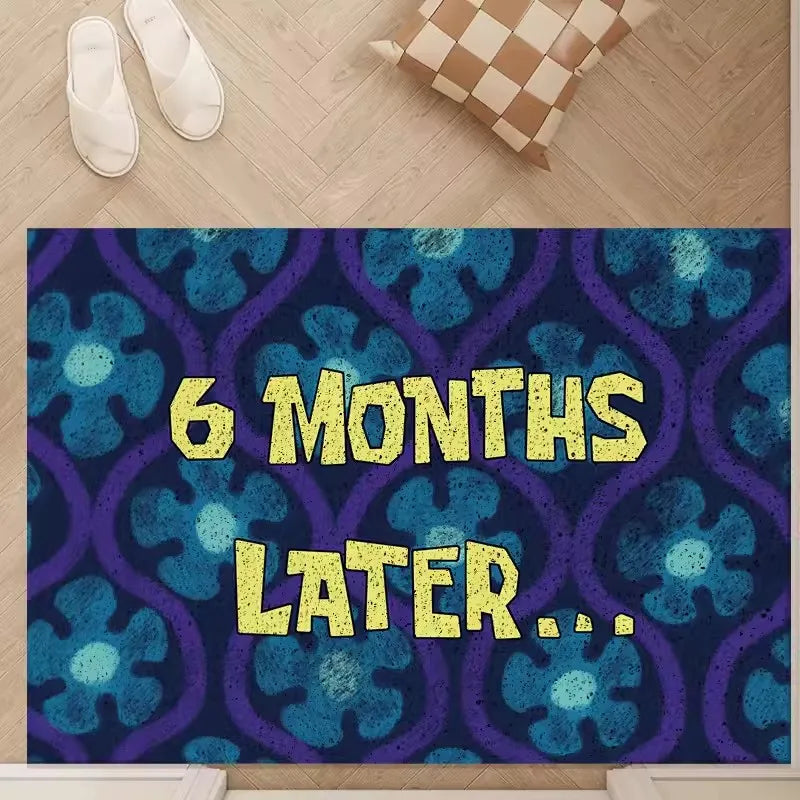 Rynx | Cuttable PVC Letters Welcome Doormat Funny Message Entrance Mat Carpet Anti Dust Door Mat Outdoor Home Decor