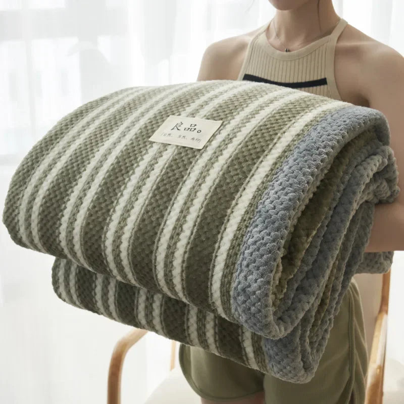 Lisslune | Plaid Knit Blanket