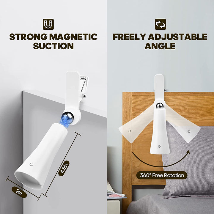 Lisslune | Shiny Orbit Rechargeable Rotating Desk Lamp