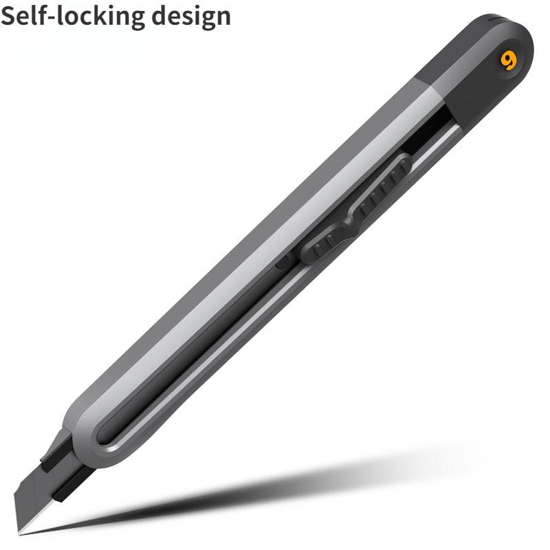 Lisslune | Deli Black SK2 Steel Utility Knife: The ultimate solution for precise cutting
