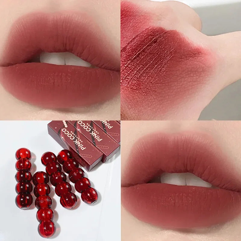 Rynx | Mirror Lipstick Lip Glass Mist Rose Long-lasting moisturizing Nude Lipsticks Lipgloss Non-sticky Sexy Lip Makeup Cosmetics
