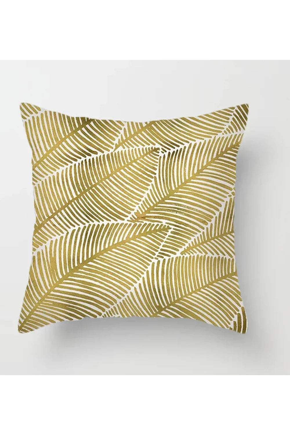 Lisslune | Yellow leaf polyester pillowcase