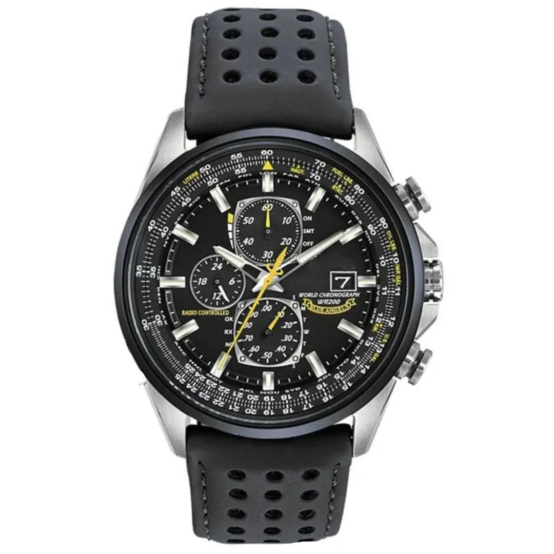 Lisslune | Men’s Stainless Steel Chronograph Watch with Calendar