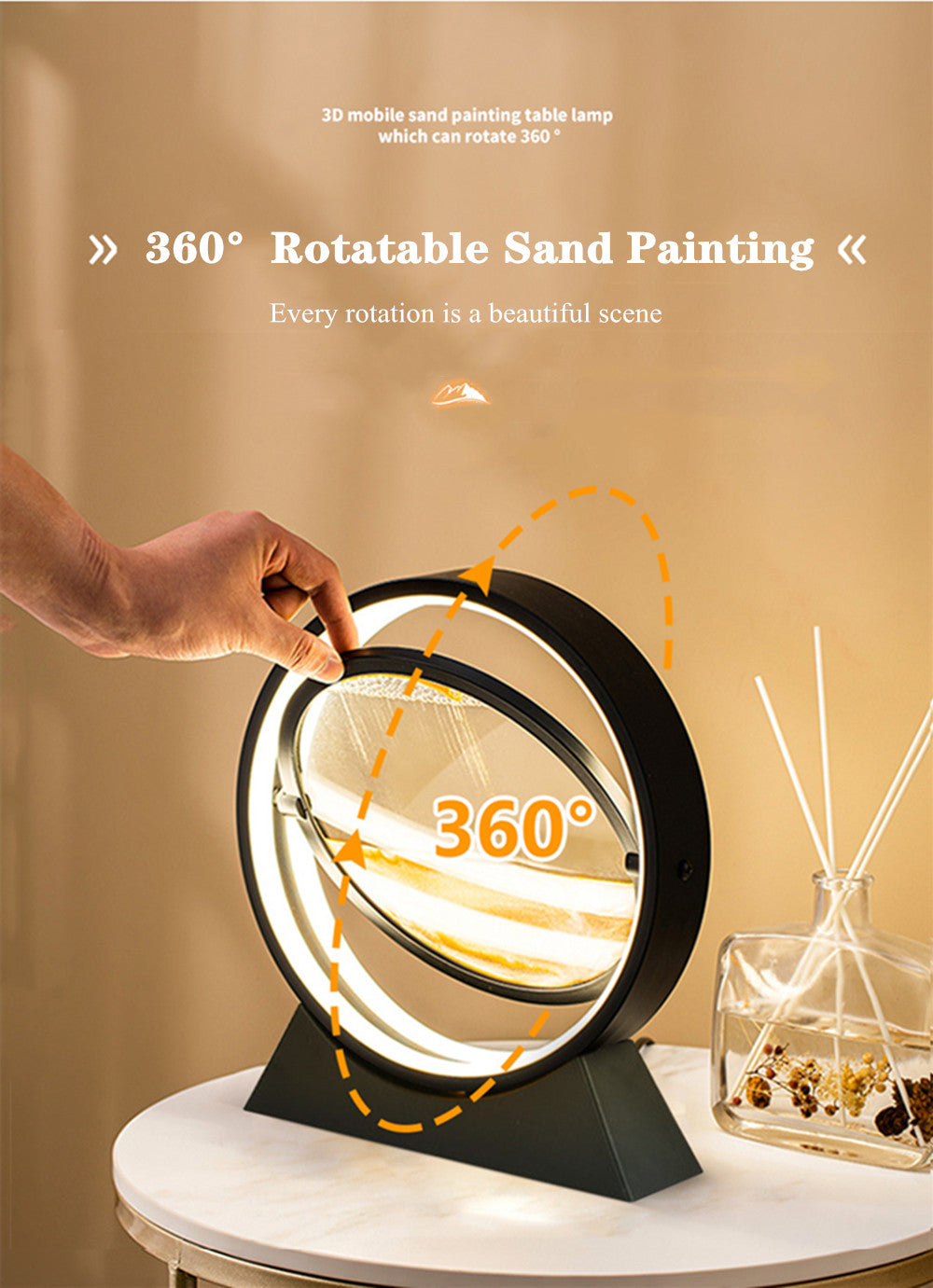 Lisslune | 3D LED Painting Sand Art Decor