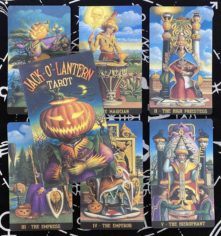 Rynx | 10.3*6cm Jack-O-Lantern Tarot Tarot Deck Card Games 78 Piece Cards