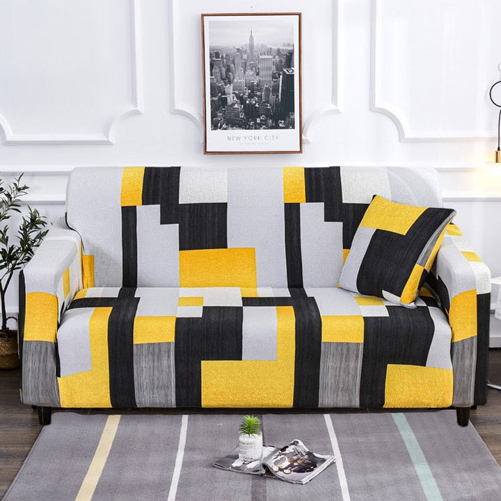 Lisslune | Modern Non-slip Colorful Elastic Sofa Cover