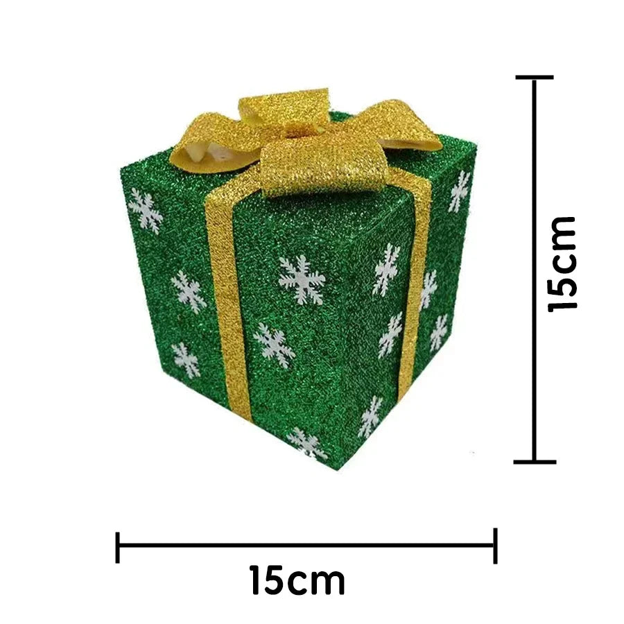 Rynx | Christmas Gift Box New Year Santa Evening Packaging Snowflake Apple Pie Party Decoration Packaging Box Candy Box Merry Christmas