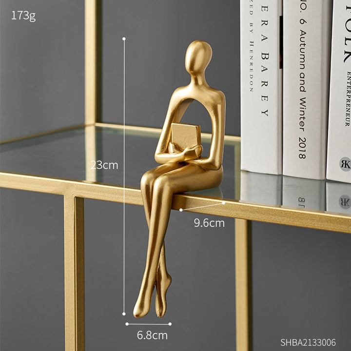 Lisslune | Modern Figurines Abstract Home Decor Sculpture