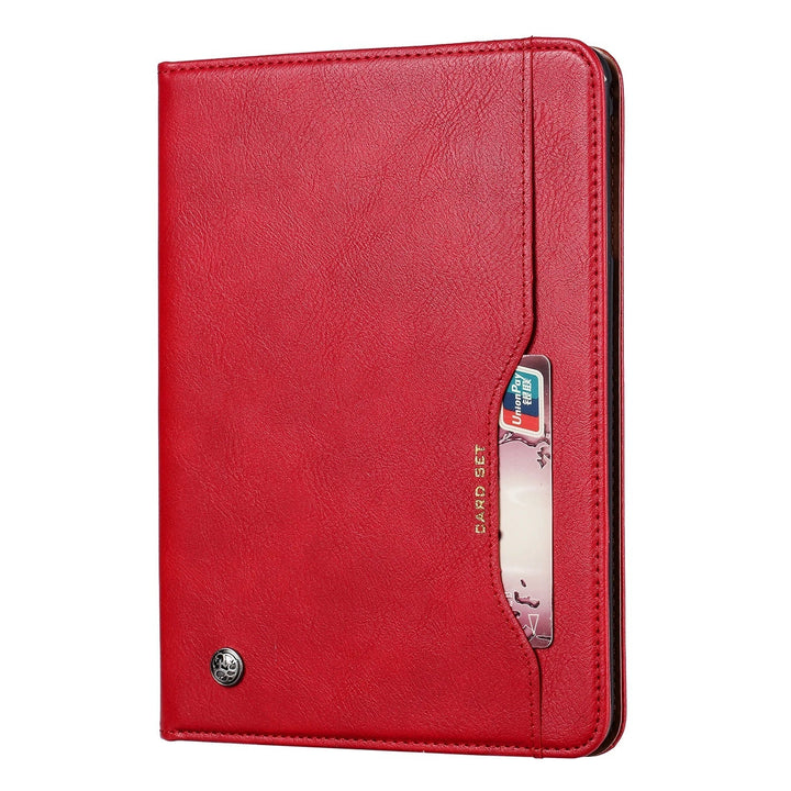Lisslune | Leather Flip Case for iPad 9.7 (2017-2018), 10.2 (7th/8th Gen), Air 2/3/4, Pro 9.7/10.5/11 - Waterproof, Shockproof, Business Tablet Case