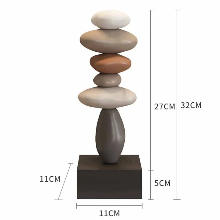 Lisslune | Zen Stone Stack Aesthetic Home Decor