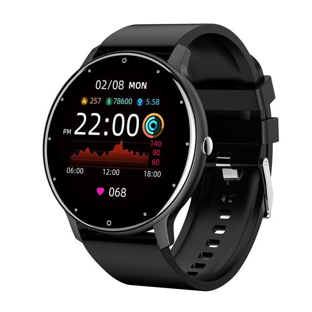 Lisslune | PulseTrack Slim Smartwatch – Waterproof, Health Monitoring & Full-Touchscreen