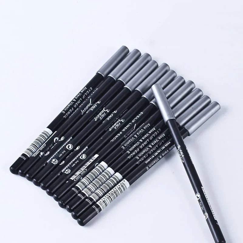 Rynx | Black Eyeliner Pencil Professional Makeup Brown Matte Eyebrow Pencil Waterproof Long-lasting Smooth Pencil Beauty Tool Accessories