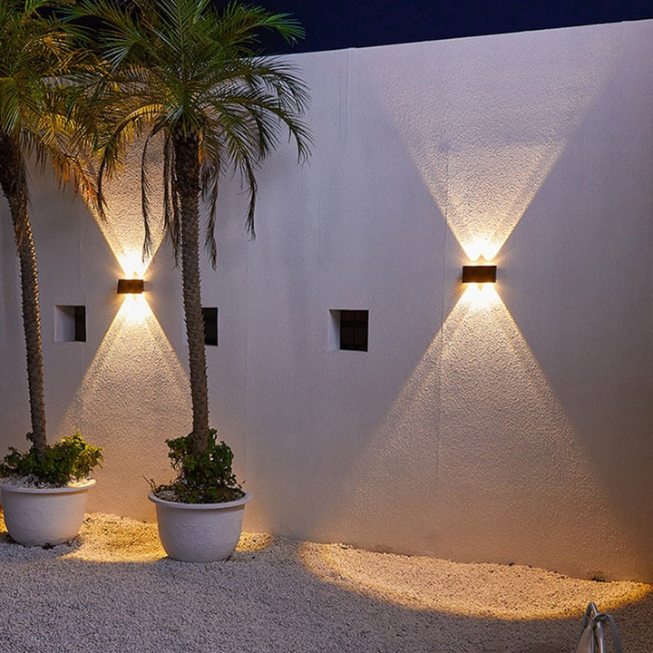 Lisslune | Solar LED Up/Down Outdoor Wall Light Waterproof
