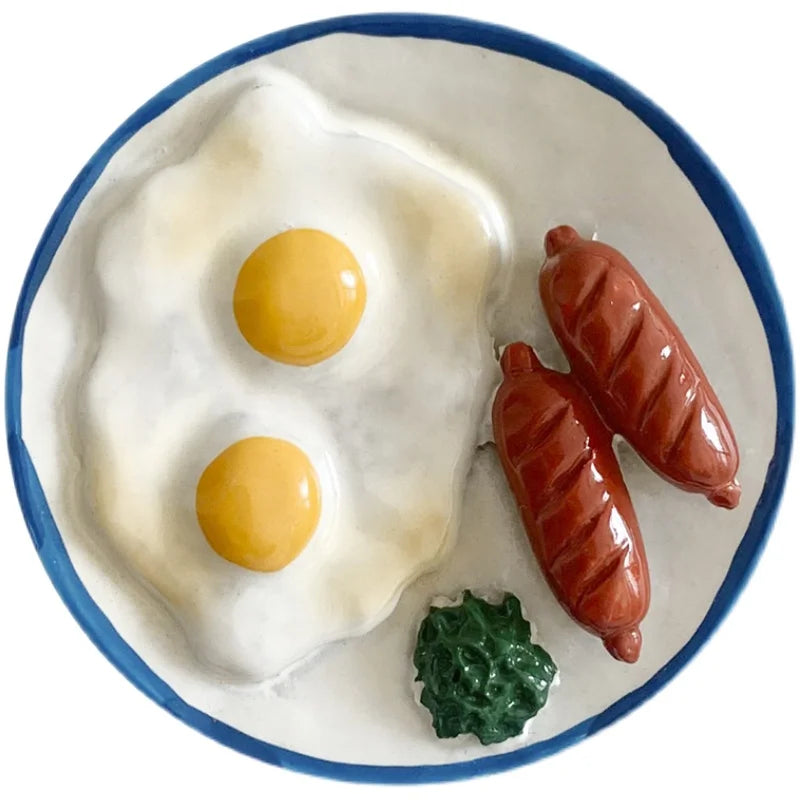 Rynx | Korean in the breakfast refrigerator sticker magnet food Nordic magnetic decoration iron-absorbing stone coffee machine