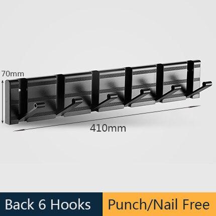 Lisslune | Modern Electroplated Aluminium Wall Hook Set - Elegant Storage Solution