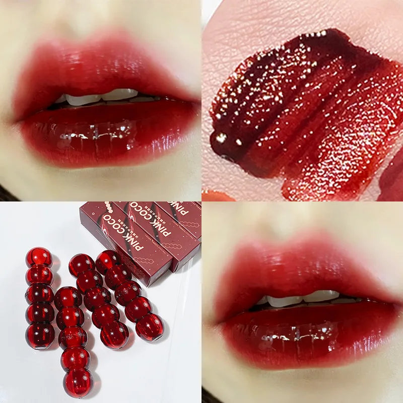 Rynx | Mirror Lipstick Lip Glass Mist Rose Long-lasting moisturizing Nude Lipsticks Lipgloss Non-sticky Sexy Lip Makeup Cosmetics