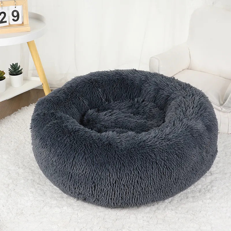 Lisslune | Calming Comfort Pet Bed | Breathable Plush Material