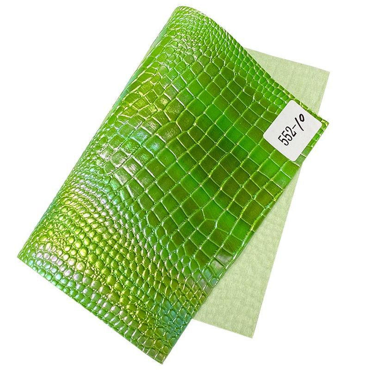 Lisslune | Lively Metallic Crocodile Texture Synthetic Leather Craft Kit