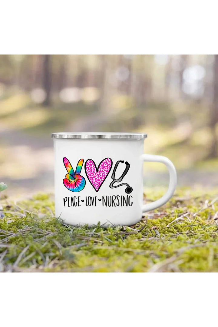 Lisslune | Life Enamel Coffee Mug