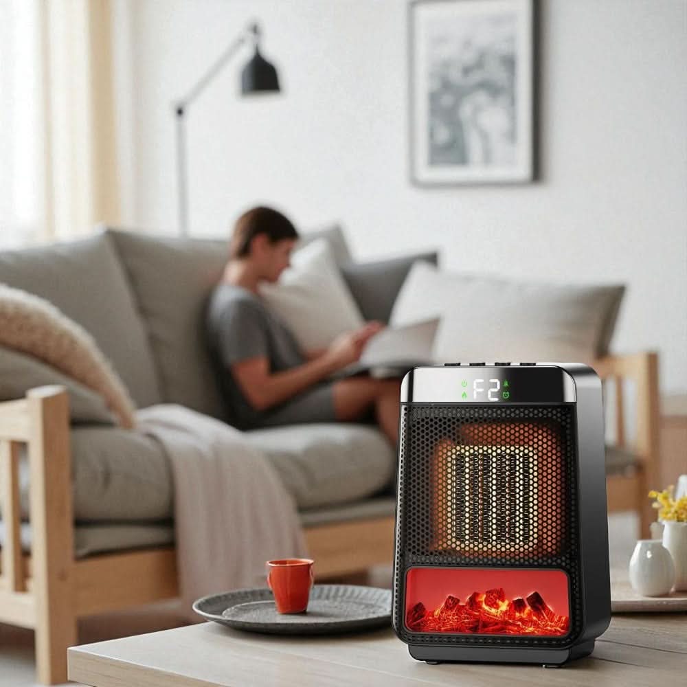Lisslune | Compact Electric Heater with Adjustable Fan
