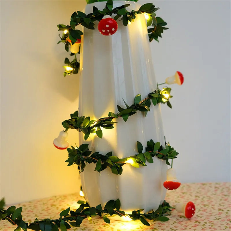 Lisslune | Artificial Vine Plants with LED Lights for Hanging