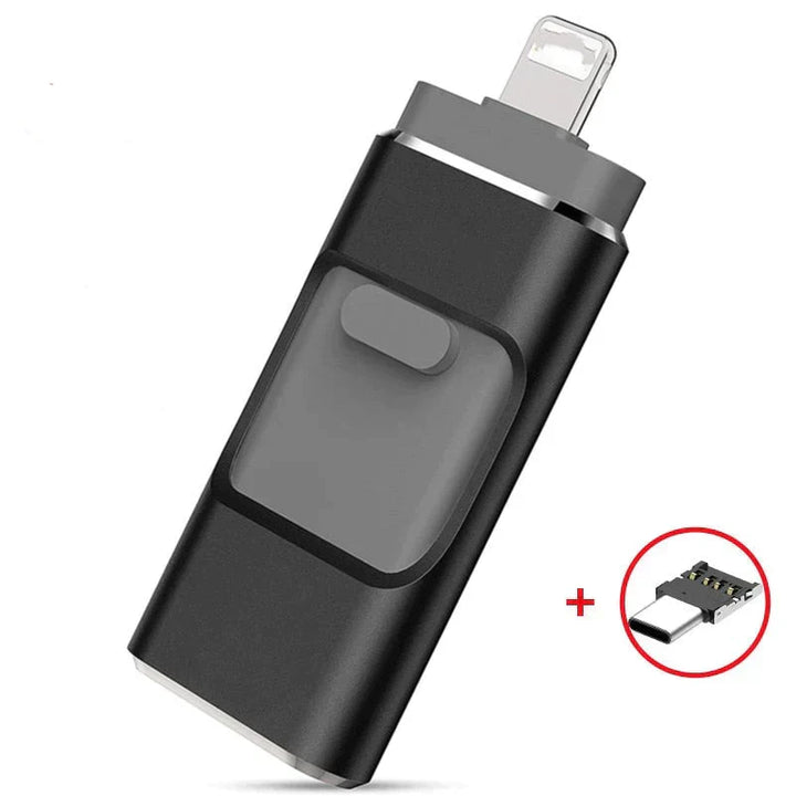Lisslune | DataFlex 4-in-1 Memory Stick – USB Storage for Phone, Tablet and PC