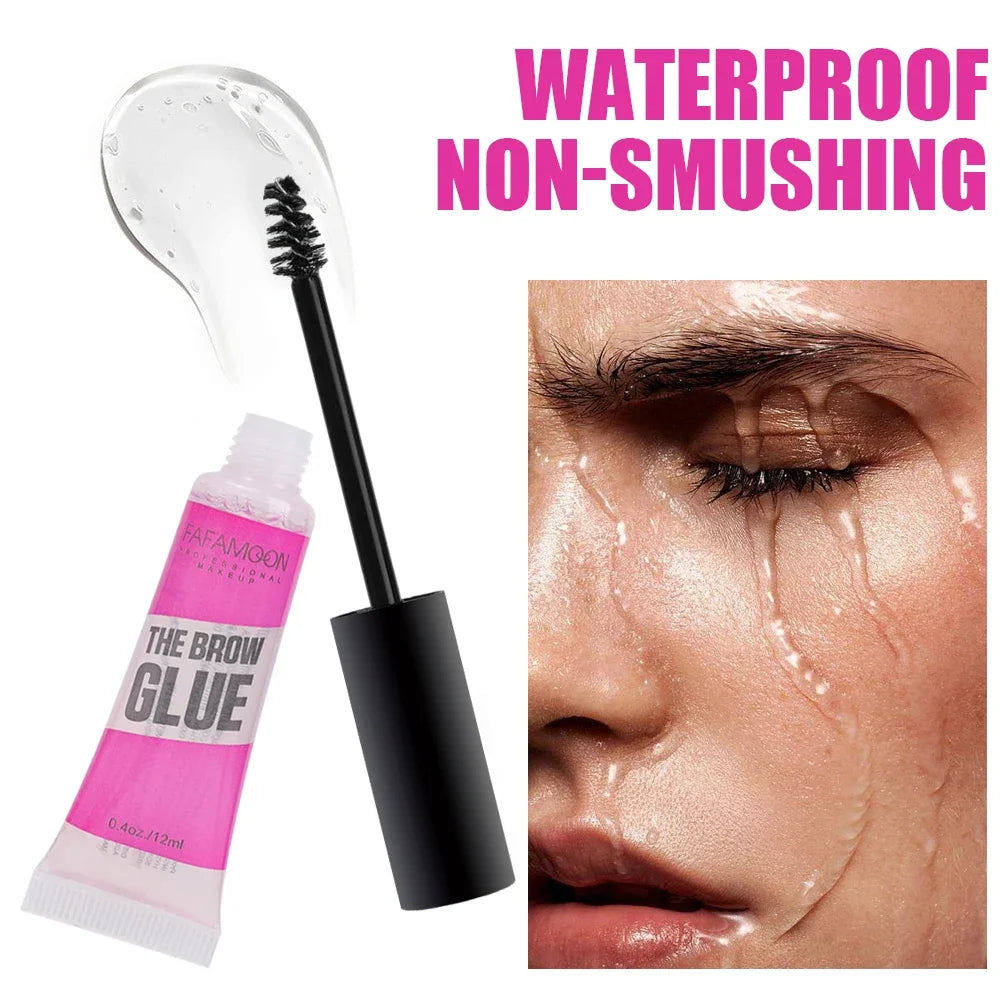 Rynx | Transparent Eyebrow Styling Gel fast-drying 12ml natural 3D wild eyebrows adhesive long-lasting waterproof Brow Enhancer Lifting Makeup