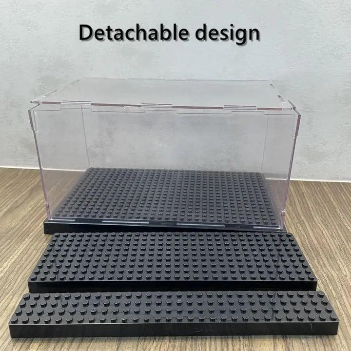 Lisslune | Acrylic Display Case for Block Figures with Dust Protection