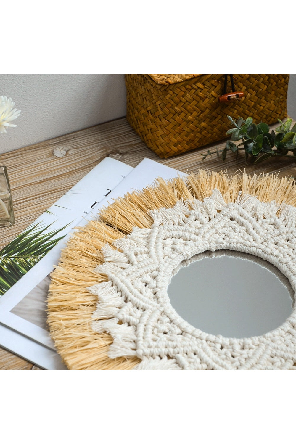 Lisslune | round decorative mirror