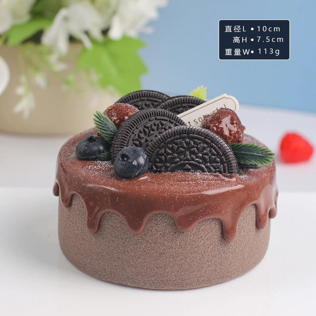 Lisslune | Realistic Synthetic Fruit Cake Model for Home Decor and Photography - 1 pc. FCYY-MIX2