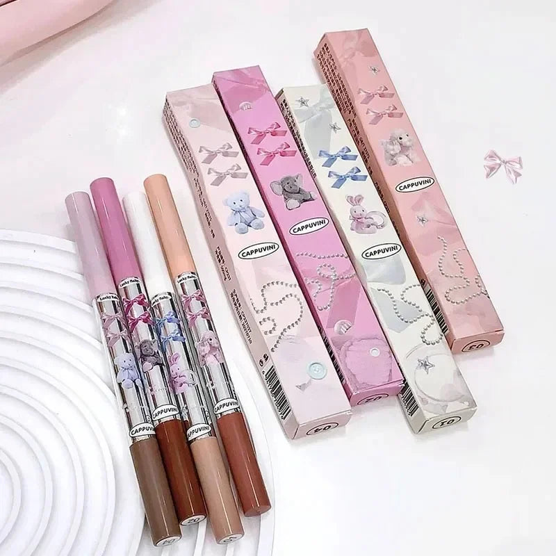 Rynx | Double head lying silk spinner pencil silk spinner highlighter crease pencil diamond glitter matte illuminating shadow eyeliner pencil Aegyo-sal