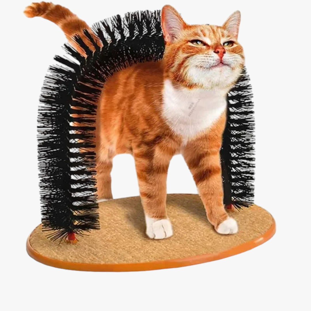 Lisslune | Cat Care Arch "Spinkrul" with Scratching Mat and Massage Function