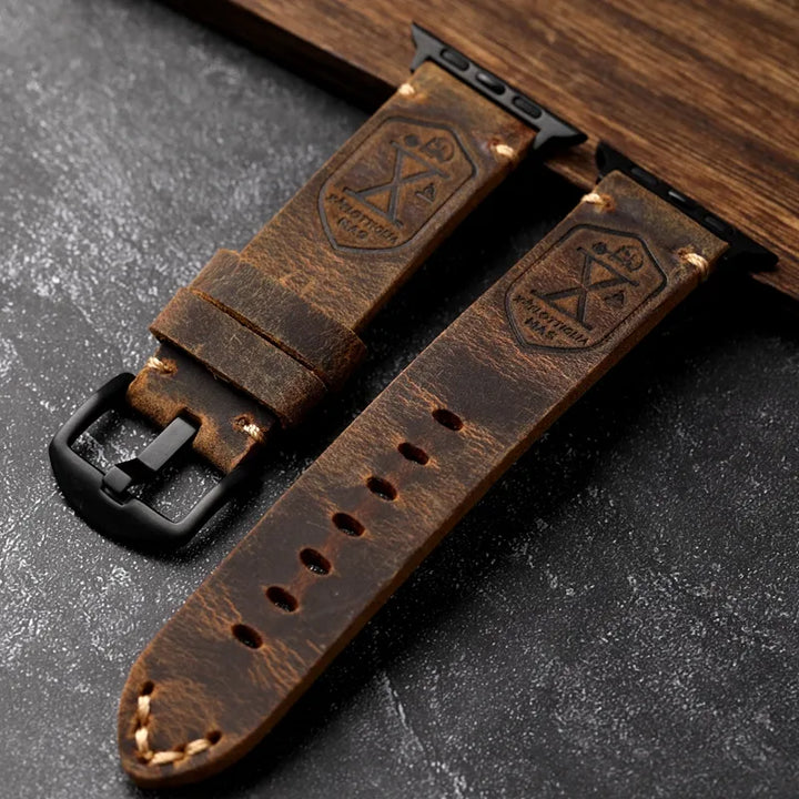 Lisslune | Handcrafted leather cowhide Apple Watch band